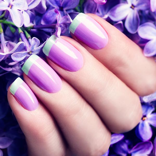 Colored French Tips
